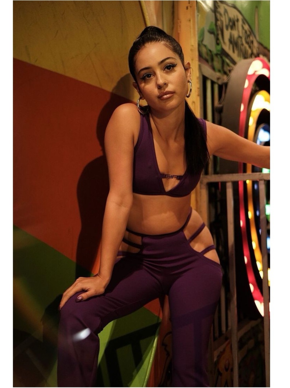 I.AM.GIA Euphoria Maddy Perez Purple Set - XSMALL